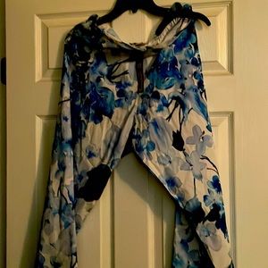 Bryn walker floral pants, 100 percent cotton